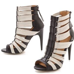 L.A.M.B. Monochrome Strappy Heels
